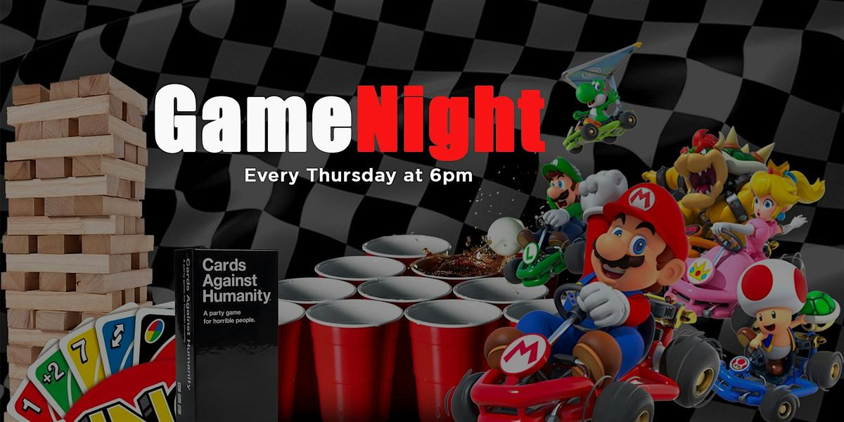 TBT Game Night - Mario Kart, Smash Bros, Board Games, Beer Pong & more!