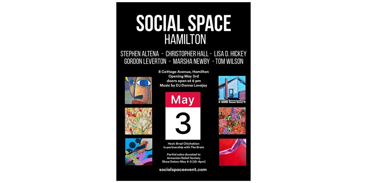 SOCIAL SPACE | Hamilton Pop Up Art Event at 8 Cottage Avenue, Hamilton