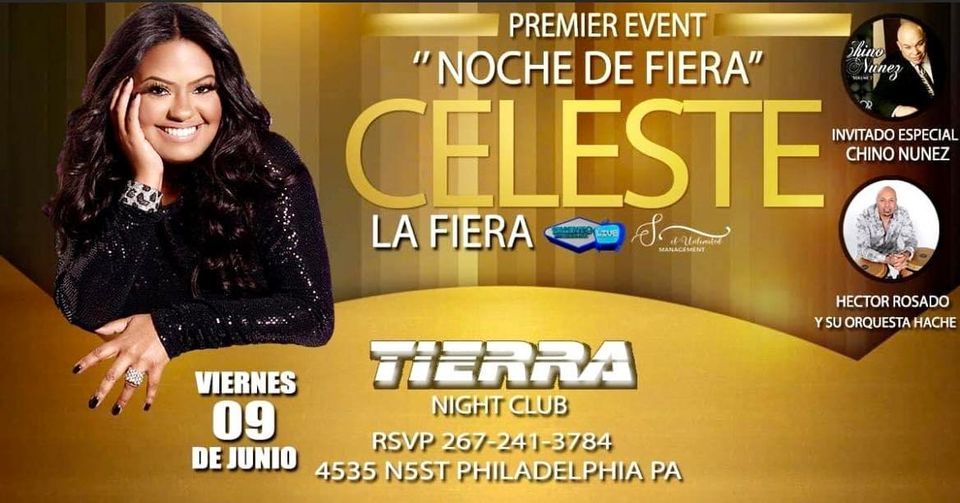 Celeste "La Fiera", LIVE at Tierra Colombiana Night Club