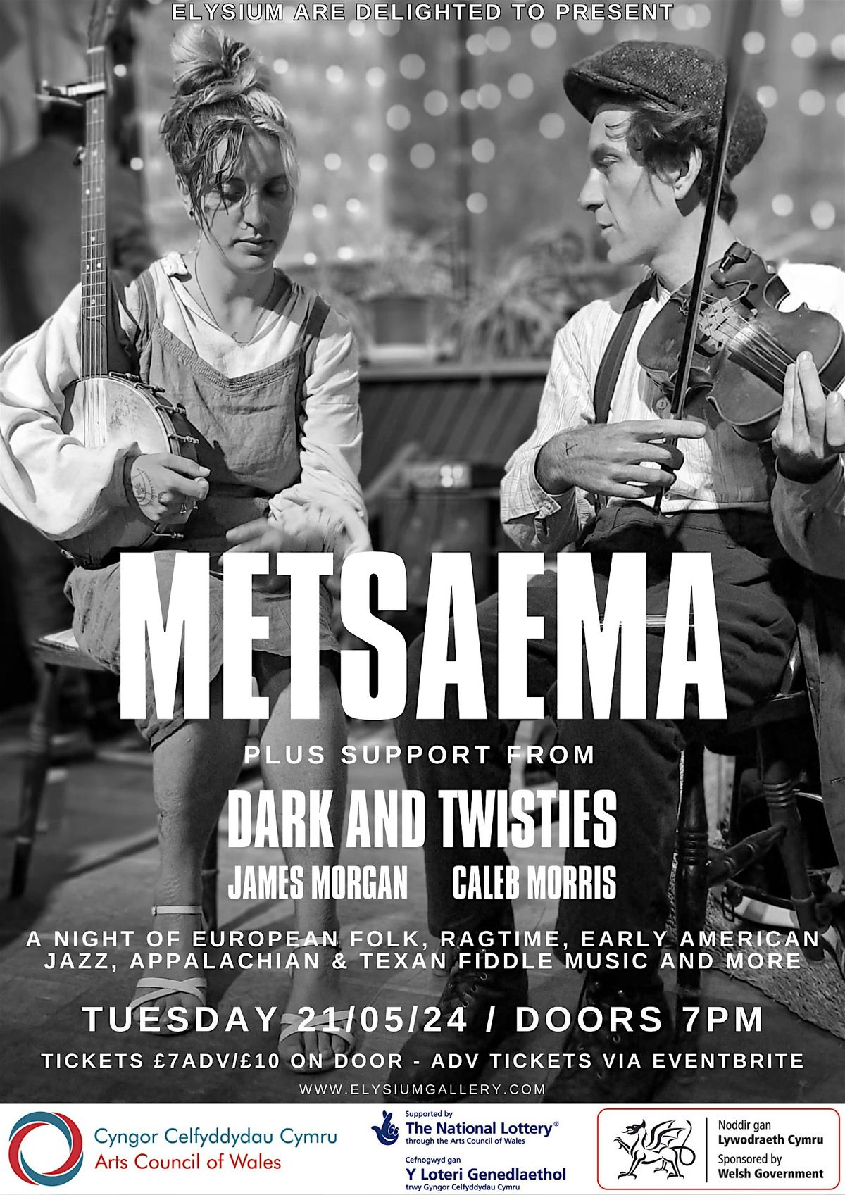 Metsaema + Dark And Twisties + James Morgan + Caleb Morris