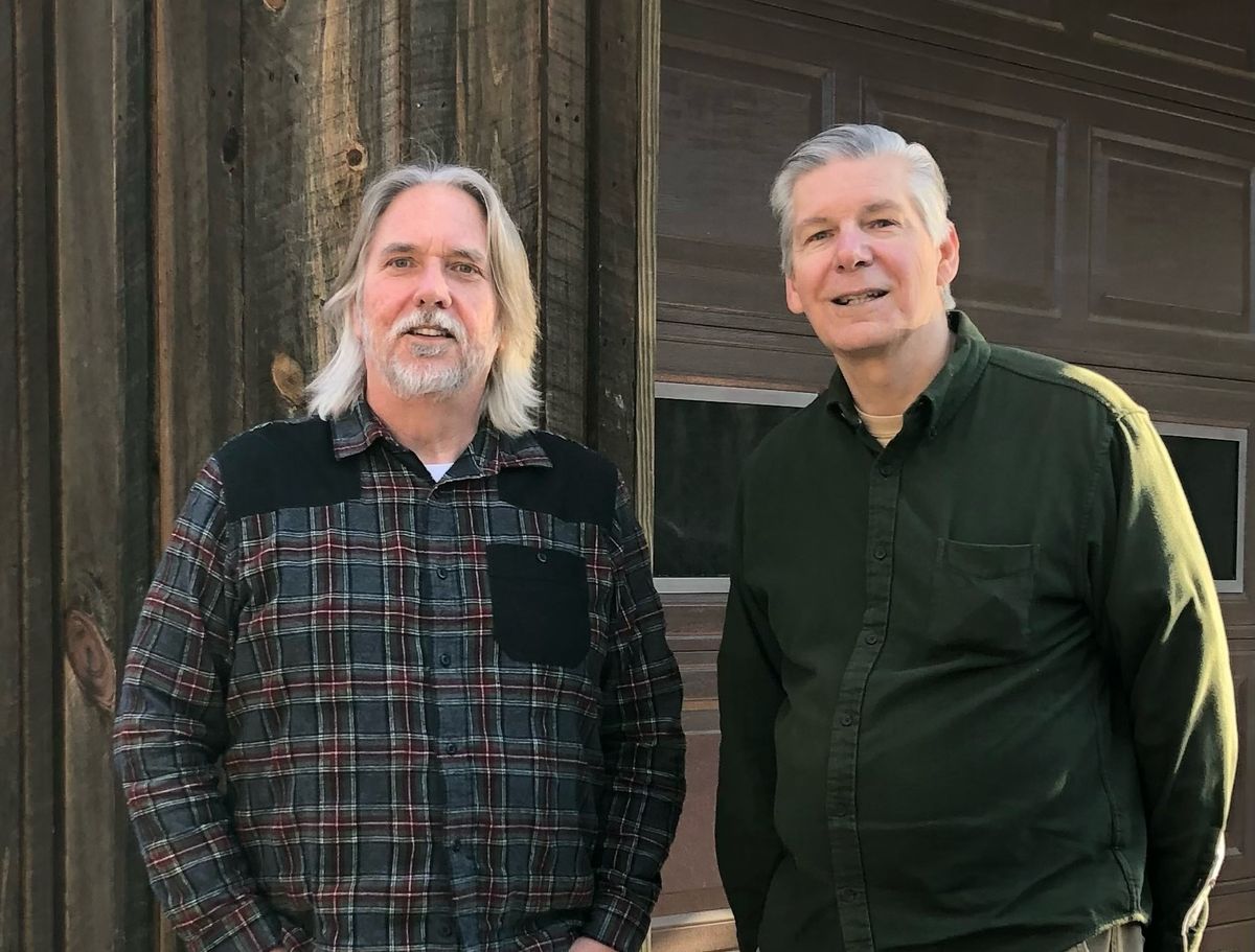 Kevin and Paul at Reems Creek Grill