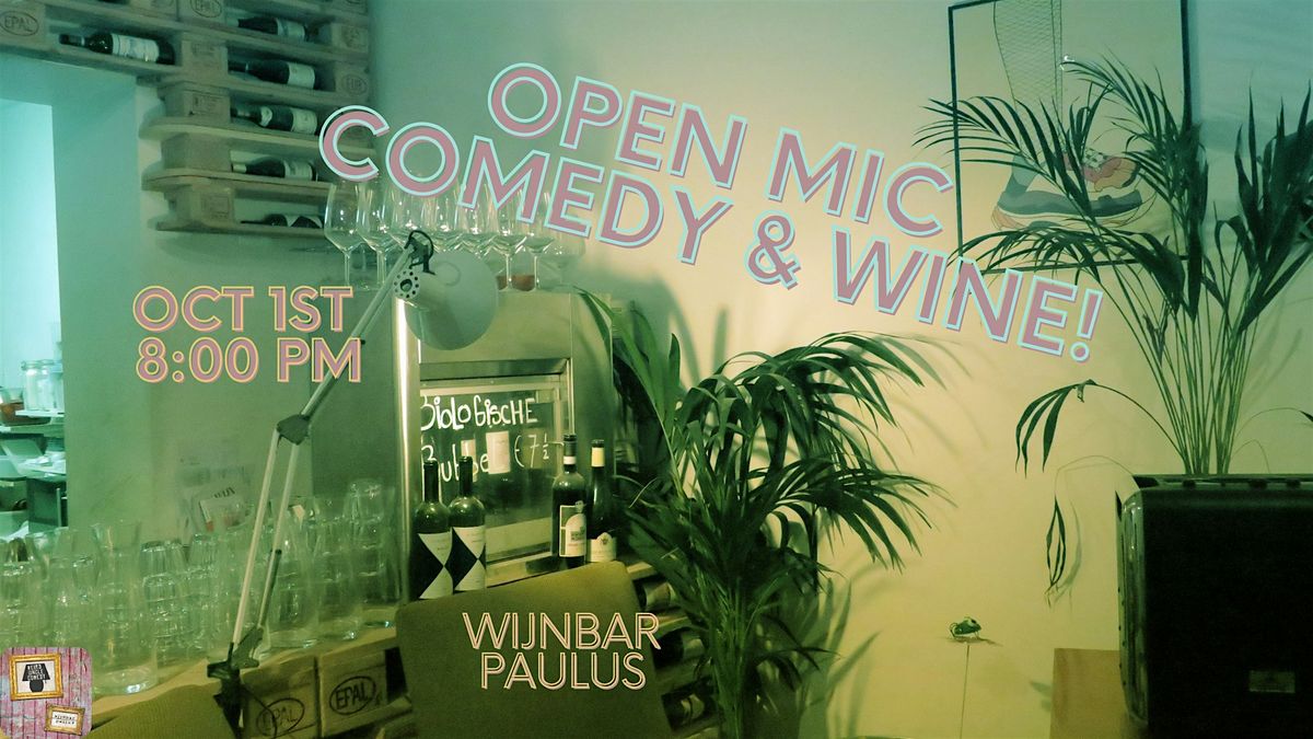 Open Mic Comedy & Wine (Eng)