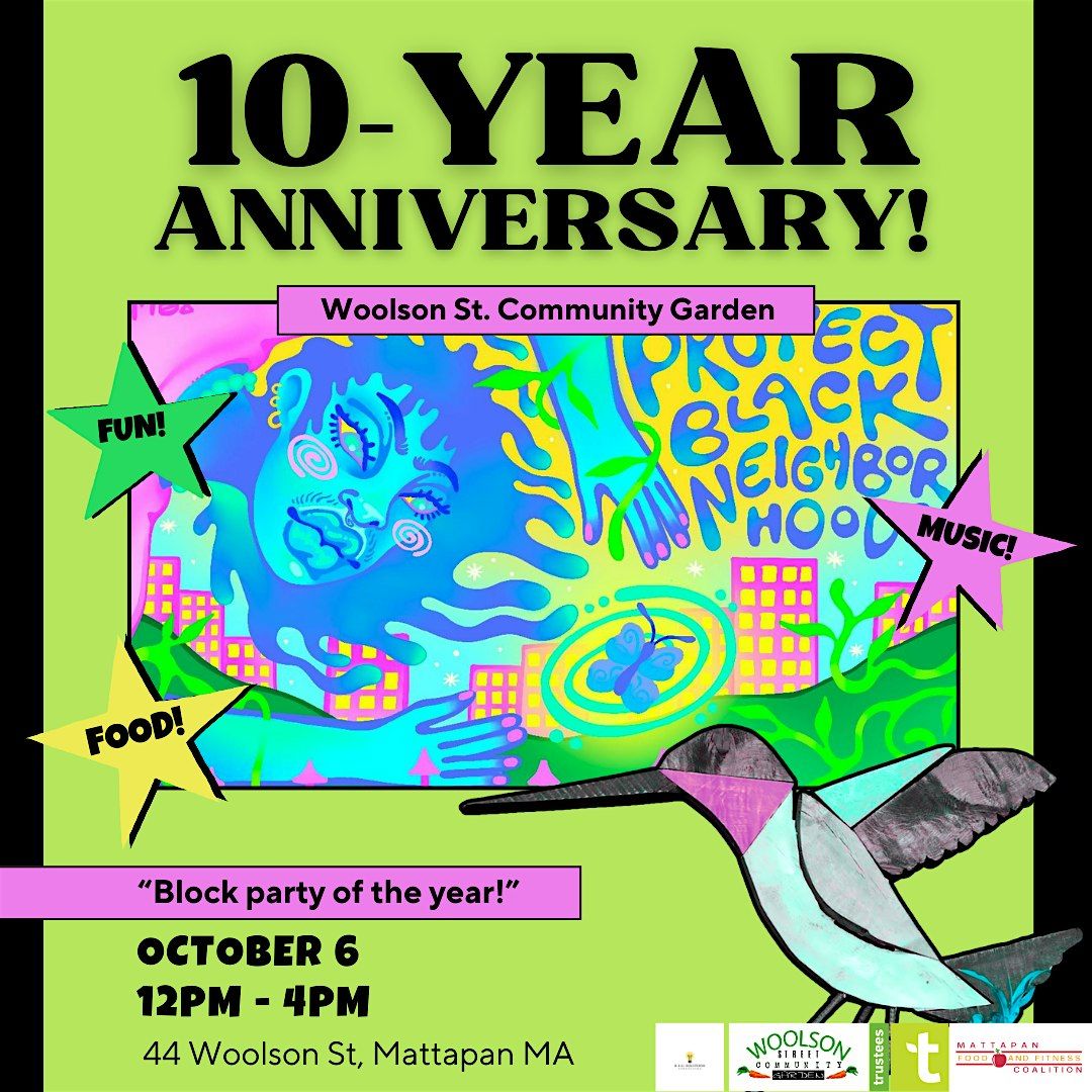 10-Year Anniversary & Harvest Festival | Woolson St. Community Garden