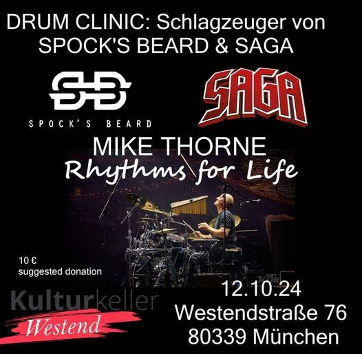 Mike Thorne\u00b4s drum clinic "Rhythms for Life"