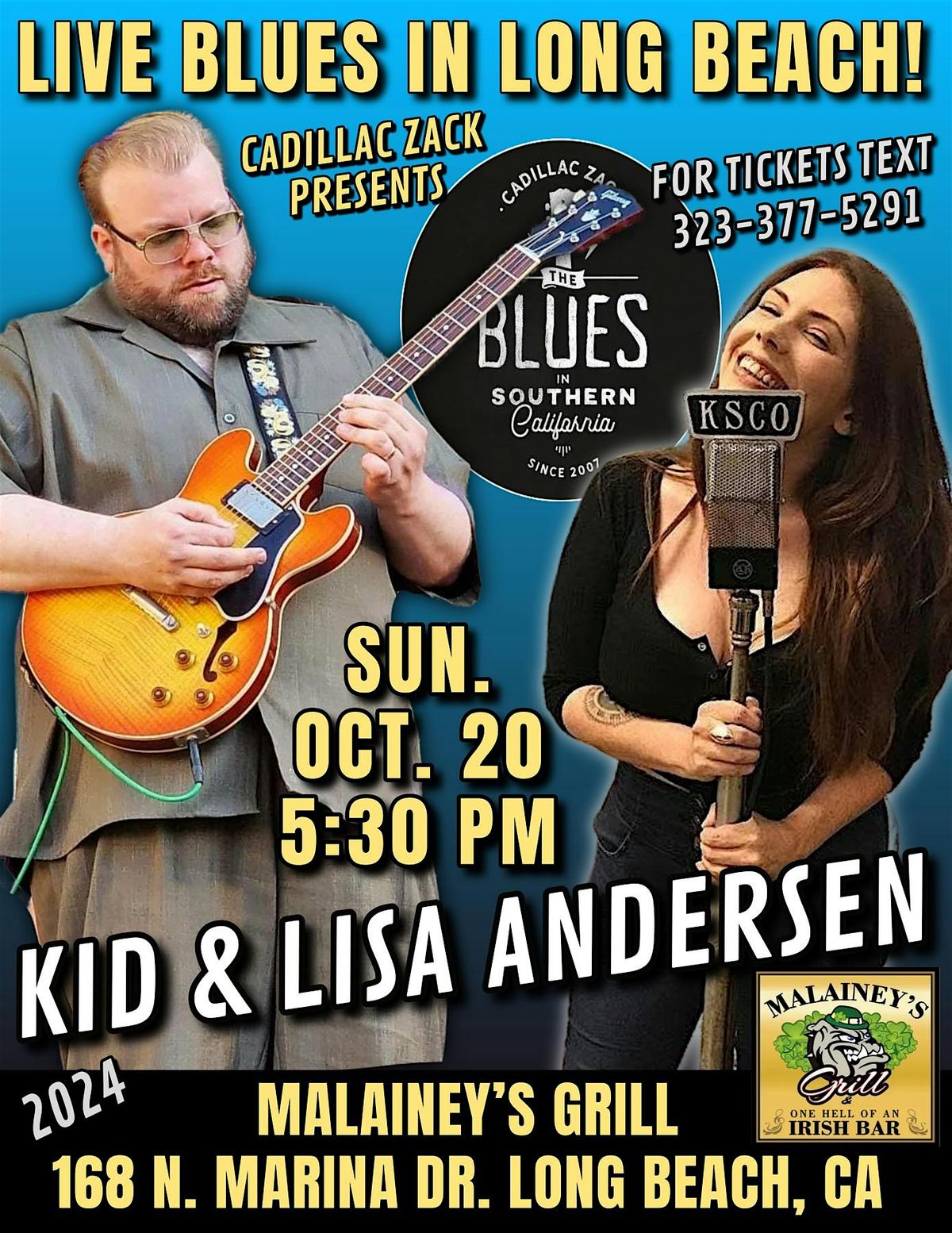 KID ANDERSEN & LISA ANDERSEN - Blues & Soul Greats - in Long Beach!