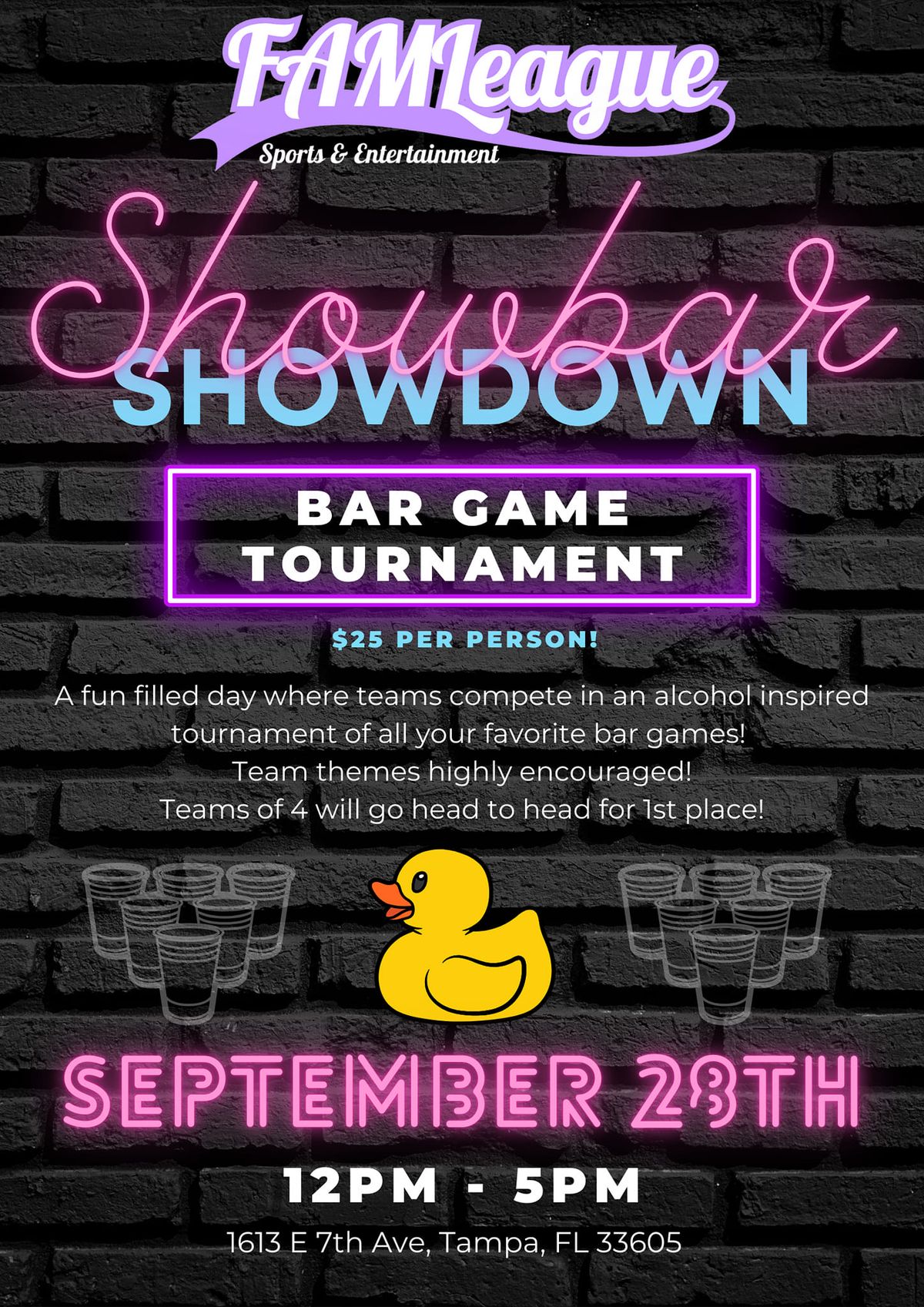 SHOWBAR SHOWDOWN #4 BY FAMLEAGUE