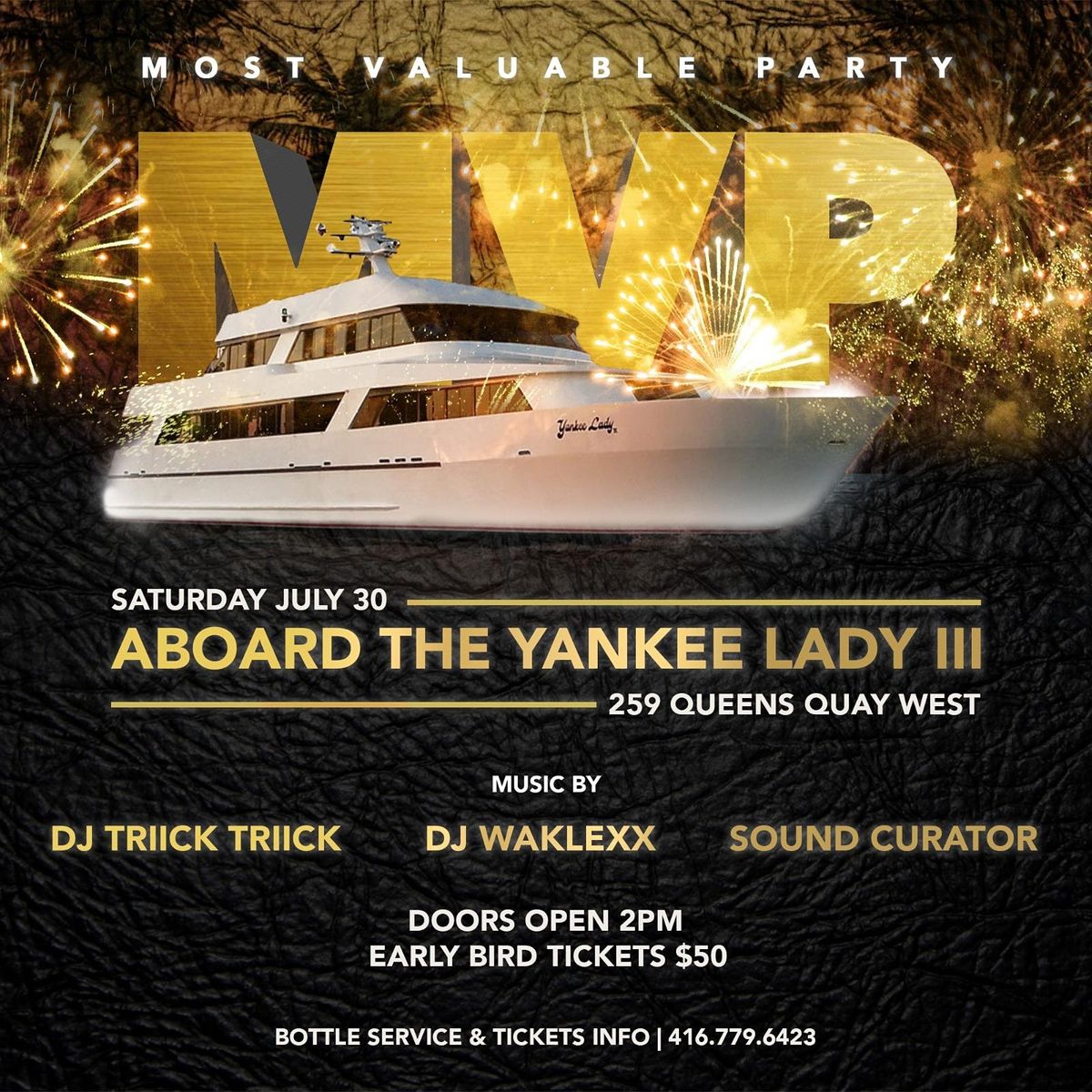 MVP : Most Valuable Party Caribana Boat Cruise 10 Year Anniversary Edition