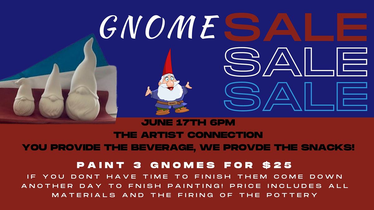 Download Gnome Set Pottery Class The Artist Connection Pick And Paint Pottery Gillette 17 June 2021