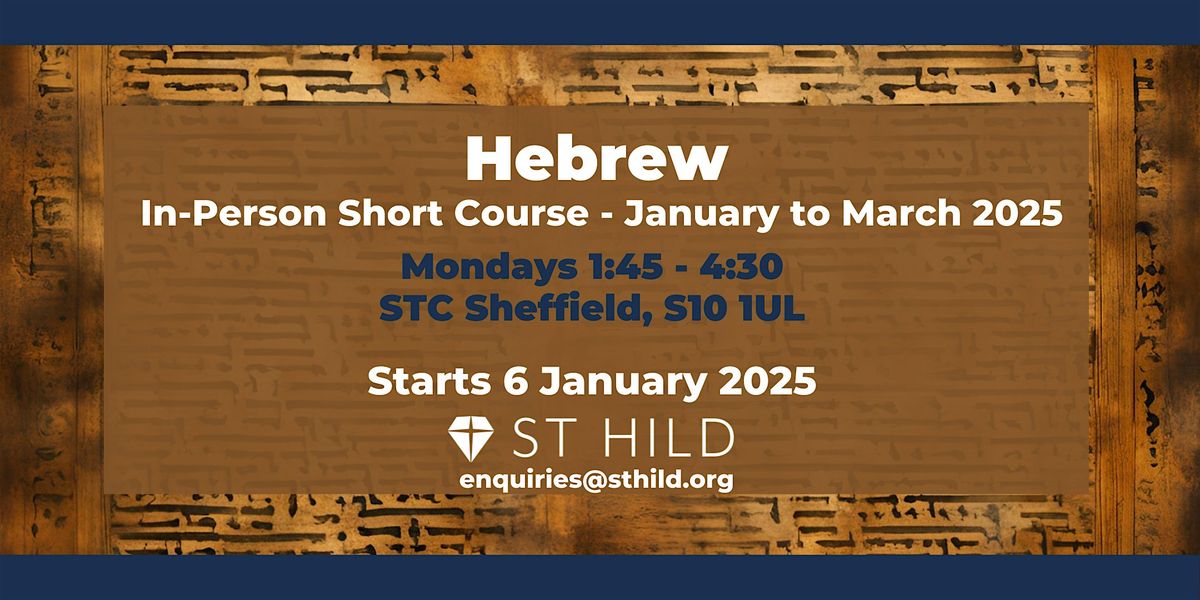 Biblical Hebrew - Short Course