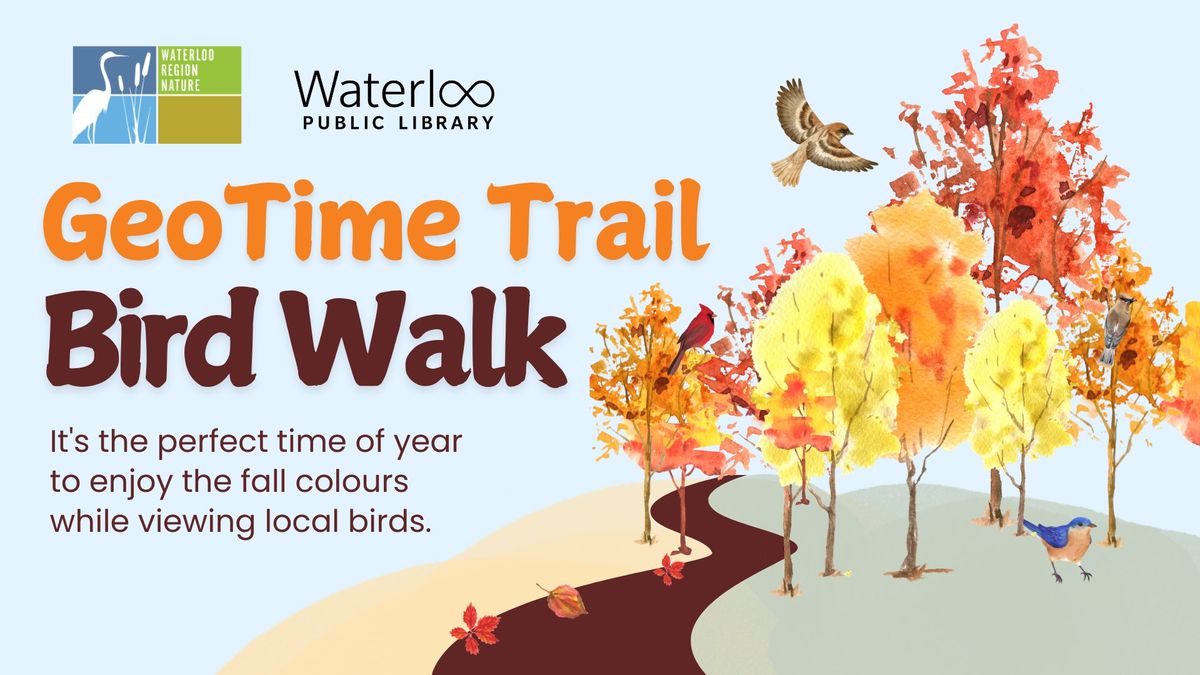 GeoTime Trail Bird Walk