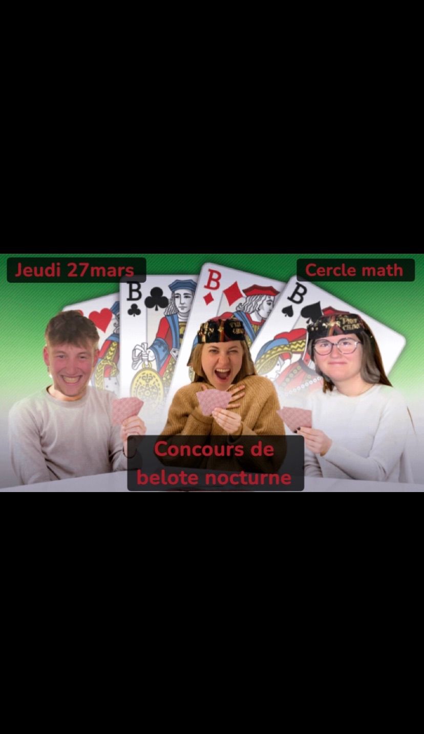 Concours de belote nocturne 