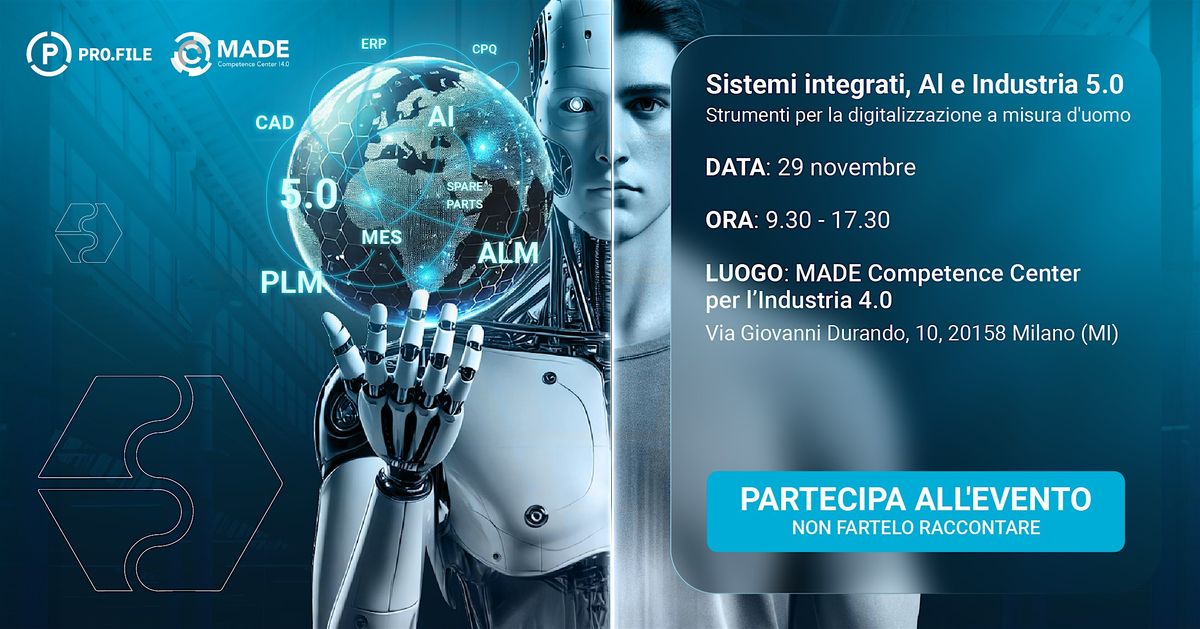 USER MEETING 2024: Sistemi integrati, AI e Industria 5.0