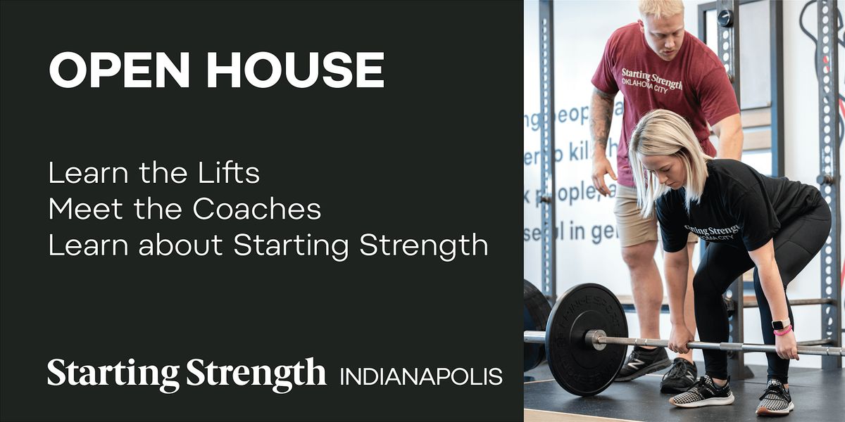 Gym Open House & Coaching Demonstration at Starting Strength Indianapolis