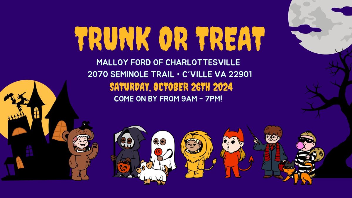 TRUNK or TREAT \ud83c\udf83