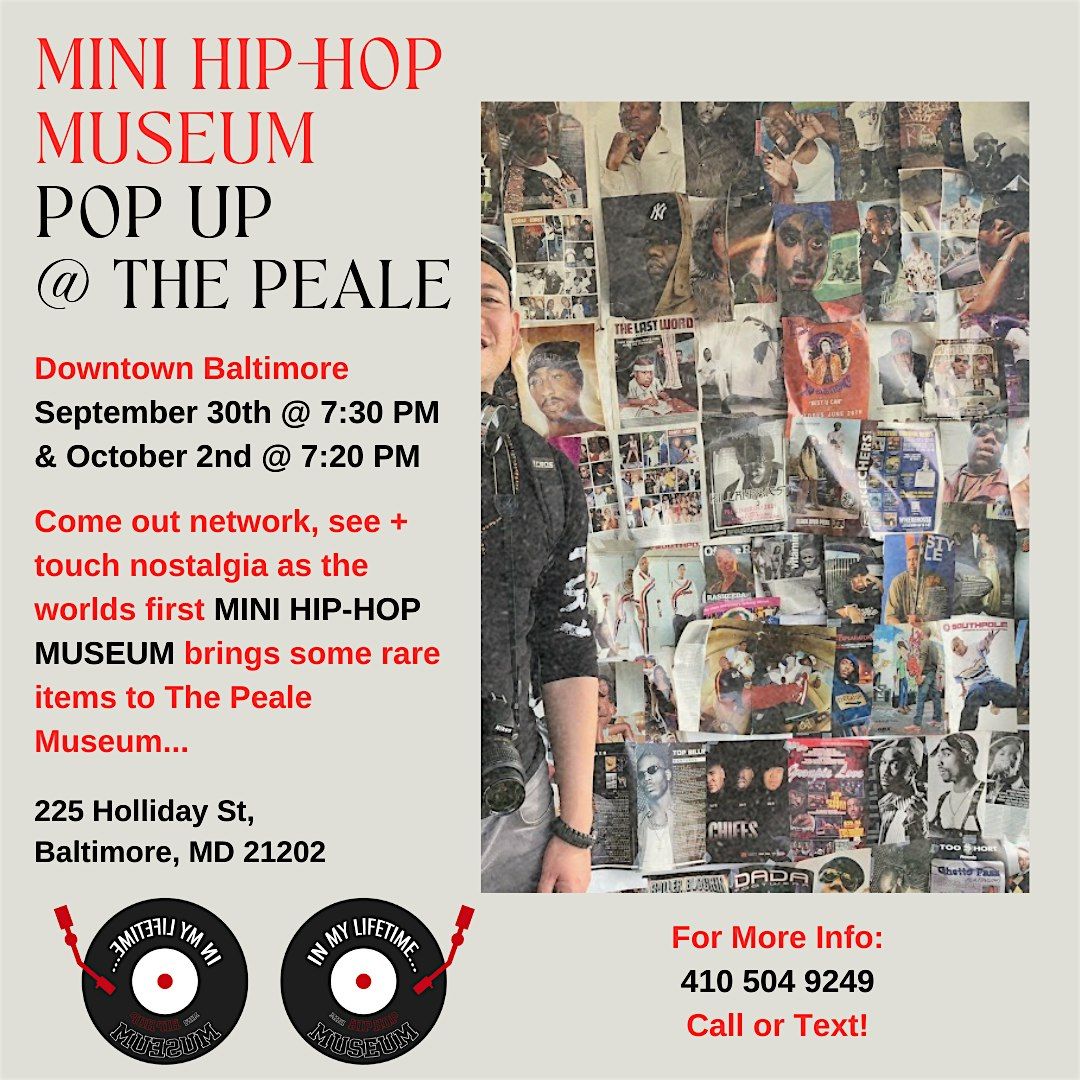 Baltimore, MD: Mini Hip-Hop Museum Pop Up @ The Peale!