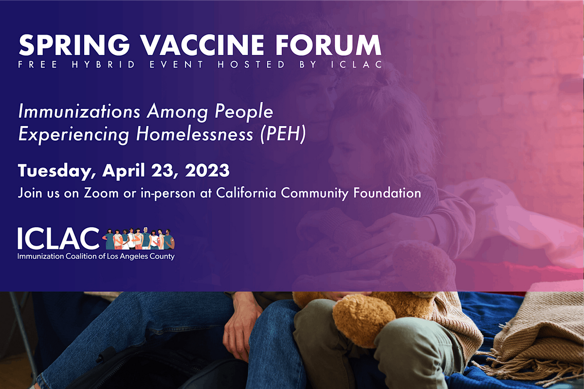 ICLAC Spring Vaccine Forum - In-Person | Foro de Vacunaci\u00f3n de Primavera