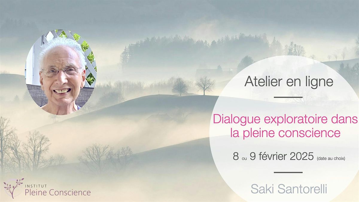 Atelier en ligne avec Saki Santorelli, 8 ou 9 f\u00e9vrier 2025