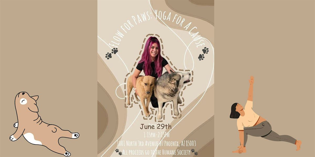 Flow for Paws: 1 hr donation based yoga event