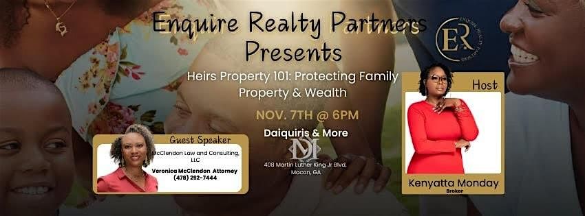 Heirs Property 101: Protecting Family Property & Wealth