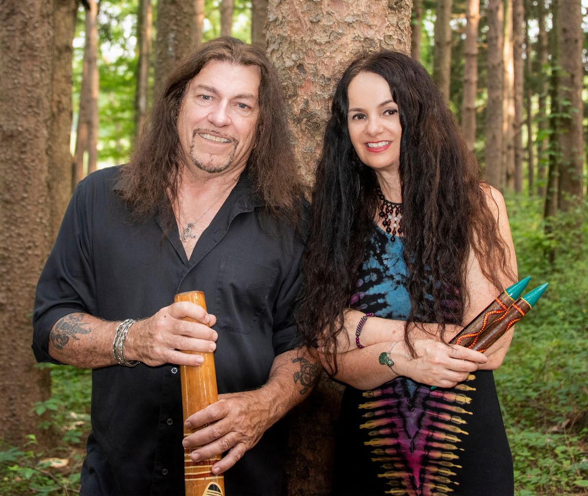 Didgeridoo Sound Therapy\/ Sound Bath with Peter D. Harper & Bobbi Llewellyn-Harepr