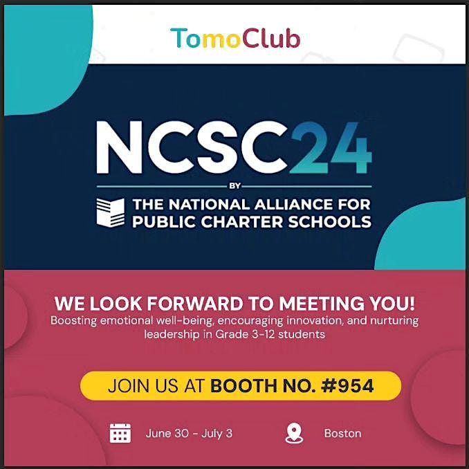 TomoClub at National Charter School Conference Booth #954