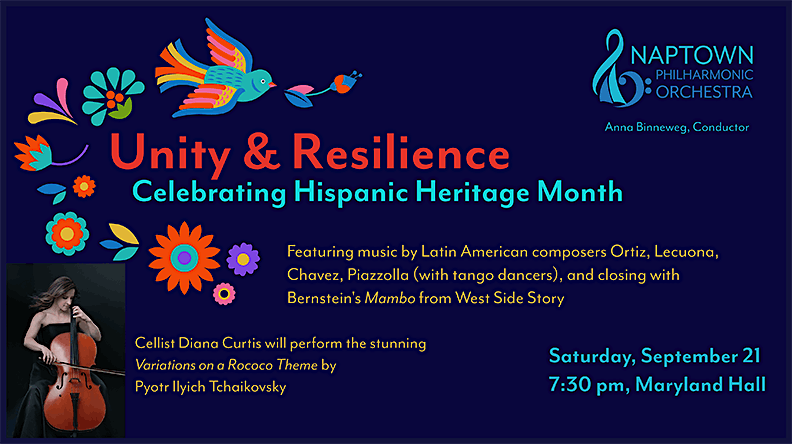 Naptown Philharmonic Concert to Honor Hispanic Heritage Month in Annapolis