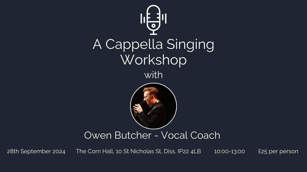 A Cappella Singing Workshop