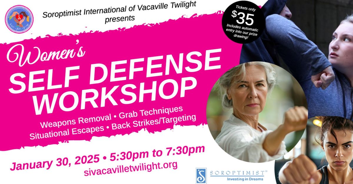 Women's Self Defense Workshop at Kaia Fit Vacaville