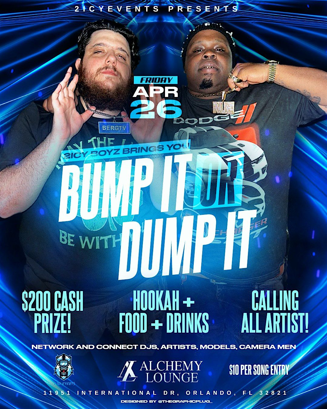 Bump It Or Dump It - The Biggest Artist Showcase In Central Florida