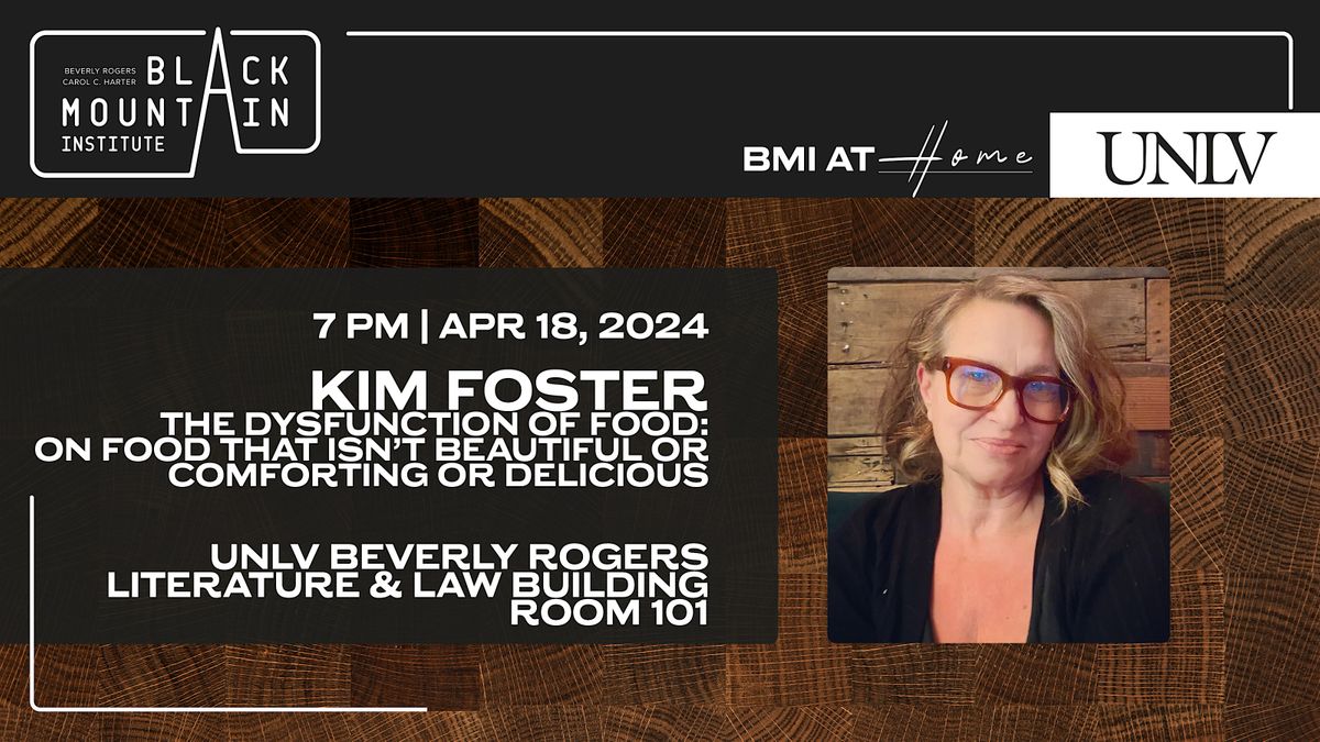BMI at Home: University Forum Lecture with Kim Foster