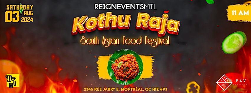 KOTHU VIZHA - Montreal's South Asian Food Festival