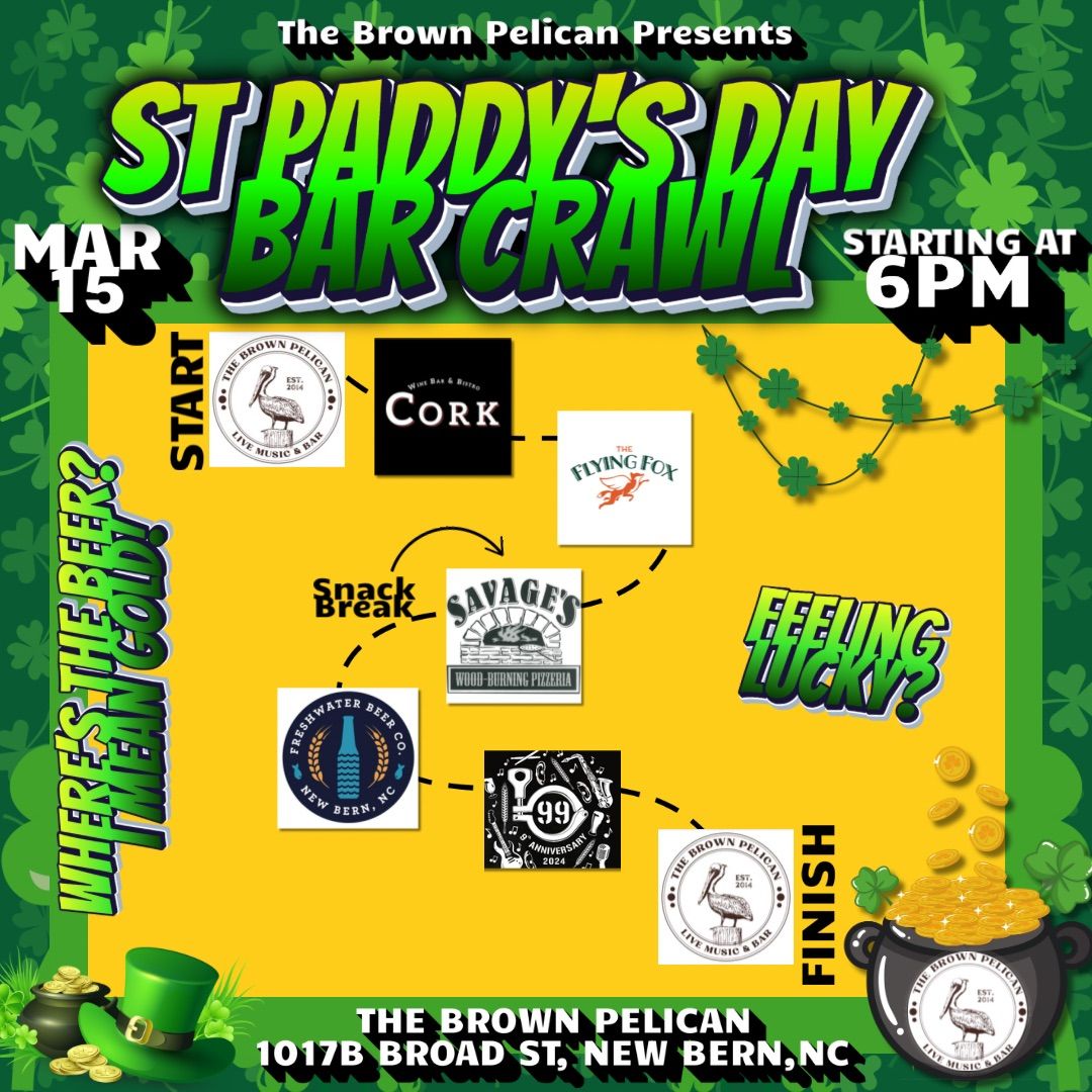 \ud83c\udf40\ud83c\udf7bSt Paddy\u2019s Day Bar Crawl\ud83c\udf7b\ud83c\udf40