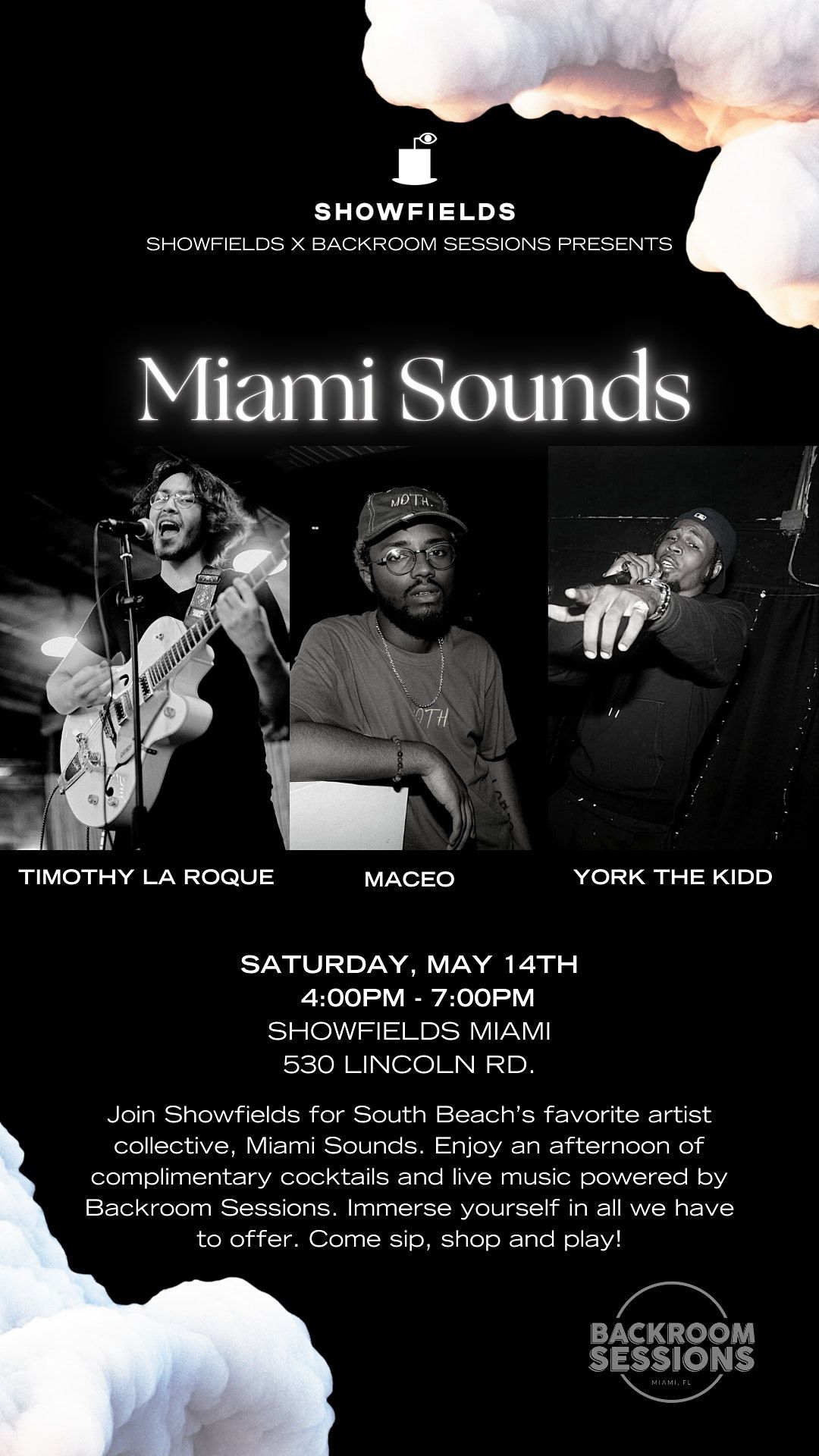 Showfields x Backroom Sessions Presents: Miami Sounds