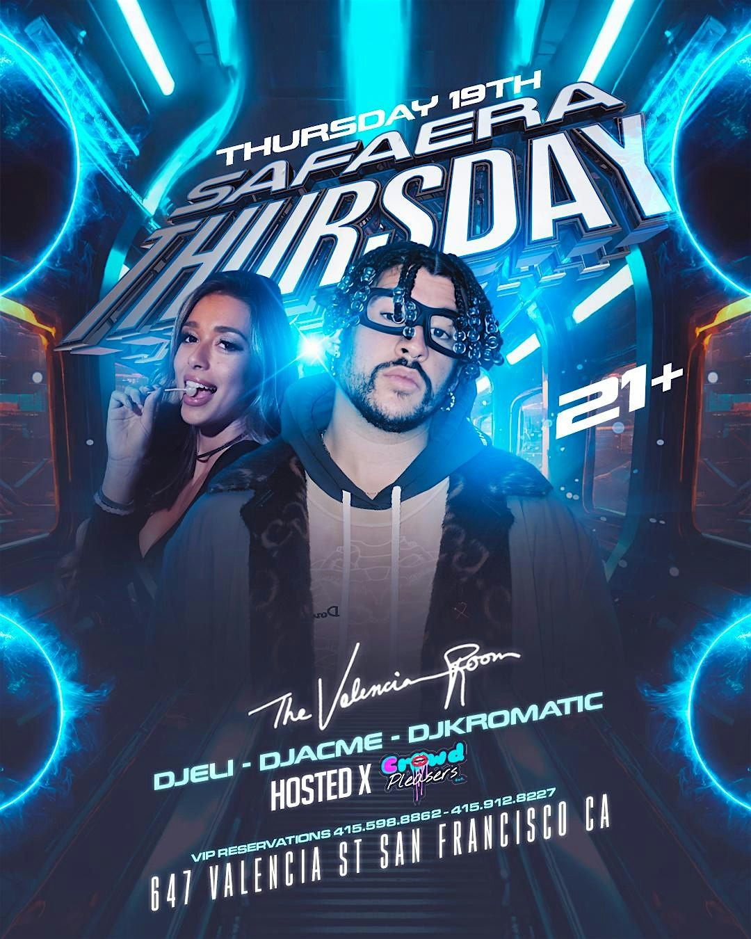 SAFAERA THURSDAY REGGAETON HIPHOP TOP40@THE VALENCIA ROOM