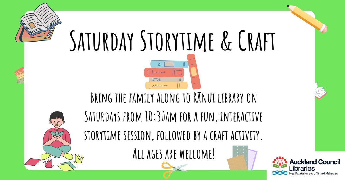 Saturday Storytime & Craft