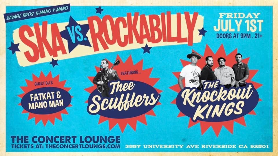 Rockabilly vs Ska night at The Concert Lounge!