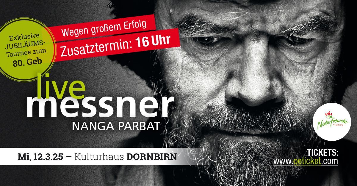 Reinhold Messner LIVE - Nanga Parbat \u2013 mein Schicksalsberg