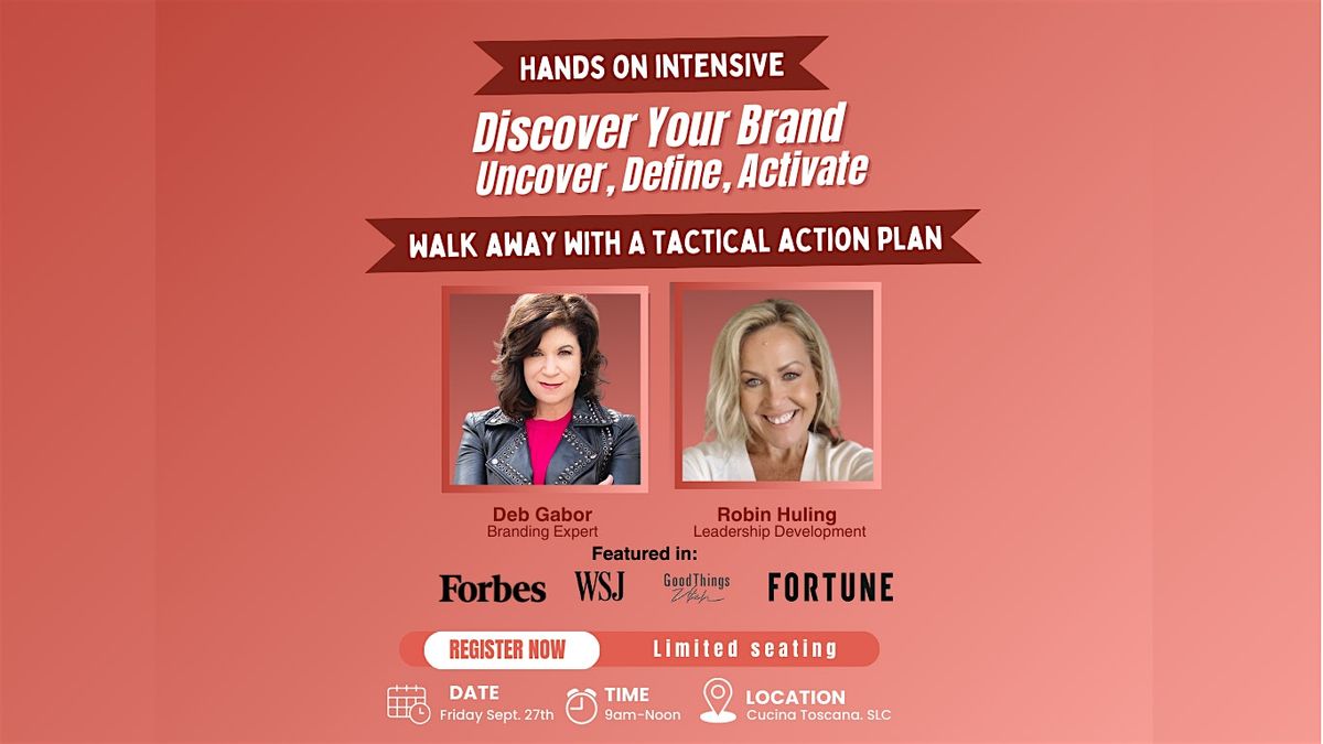 Turn your Authority into a Strategic Brand and Action Plan