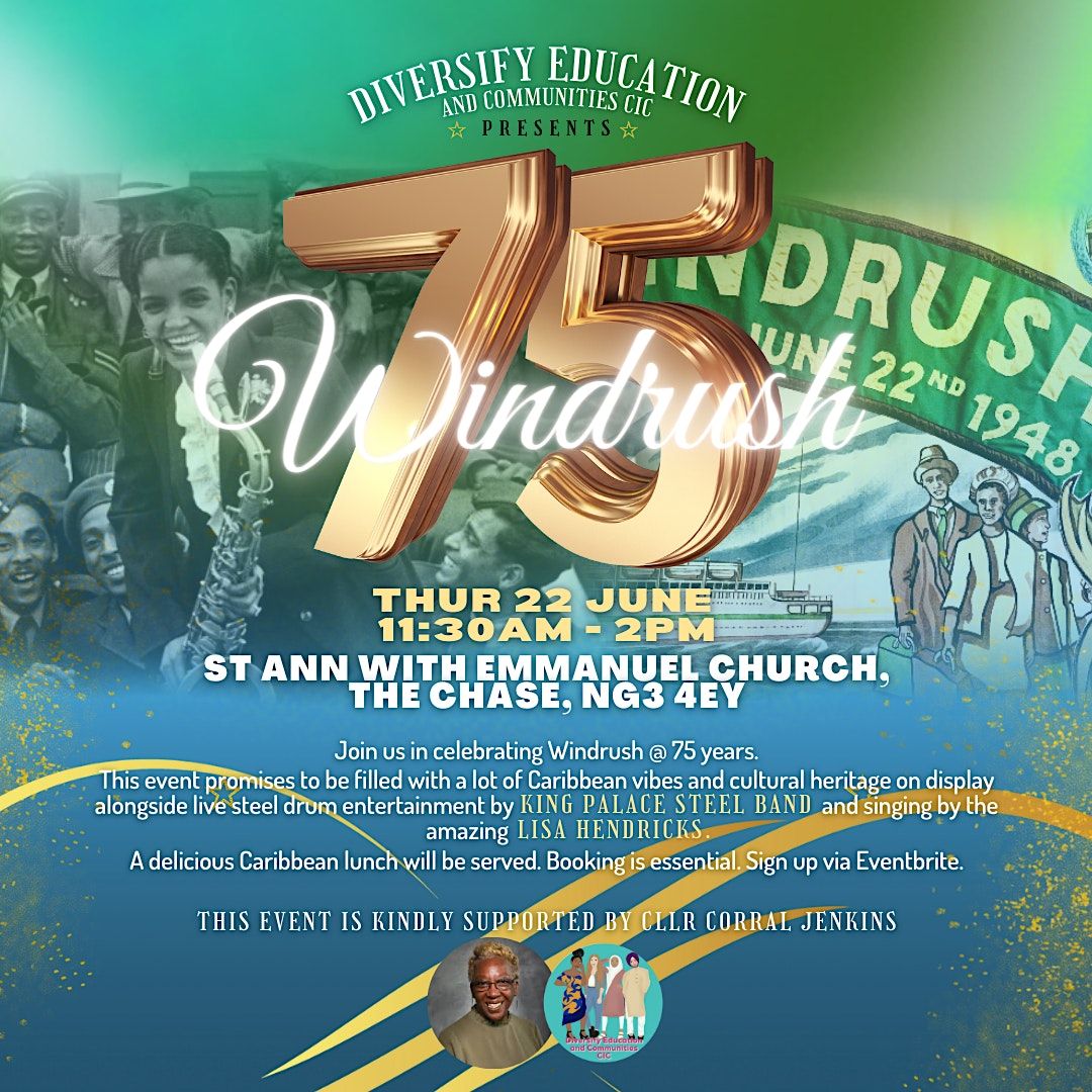Windrush Day Celebrations, St Anns with Emmanuel Church Hall ...