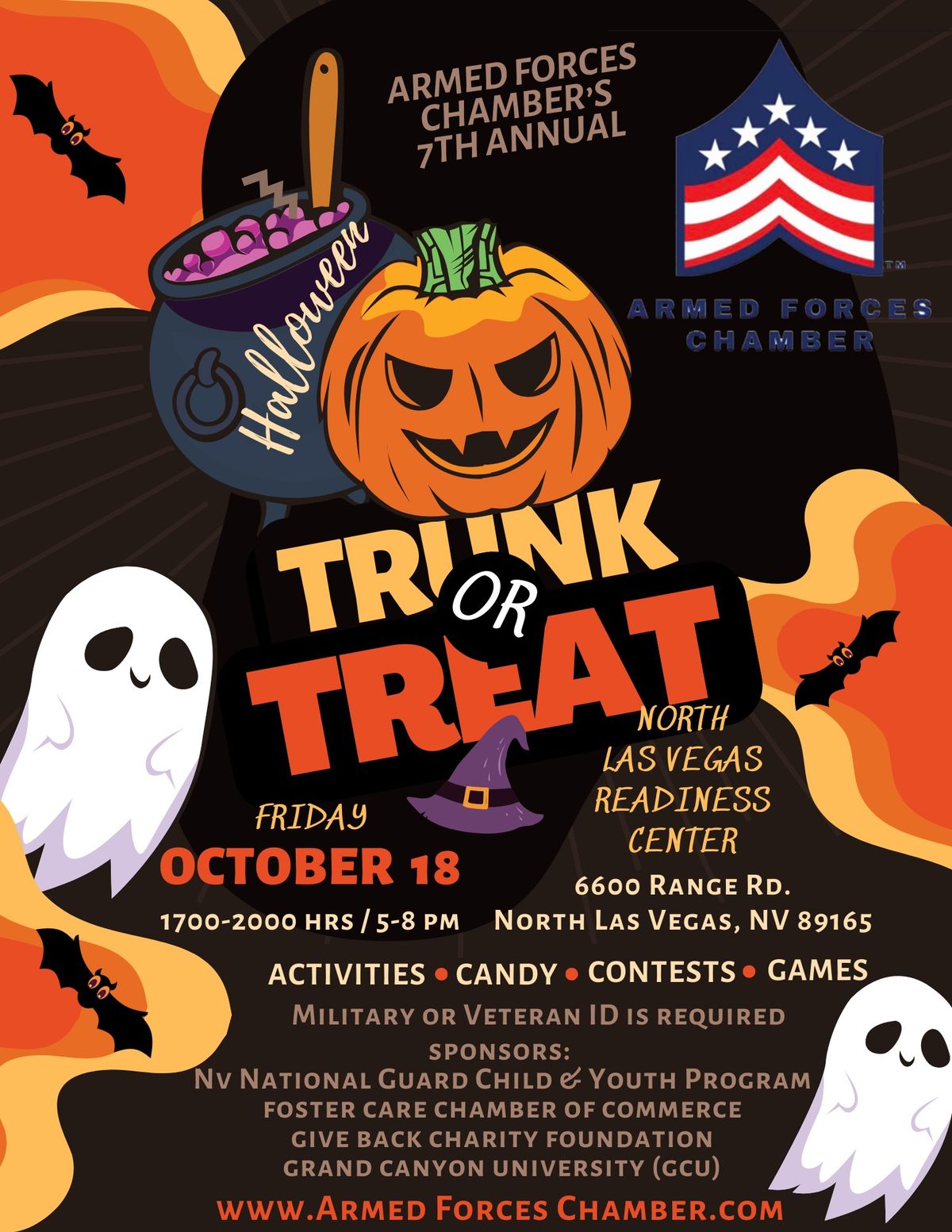 Armed Forces Chamber's 7th Annual Trunk or Treat