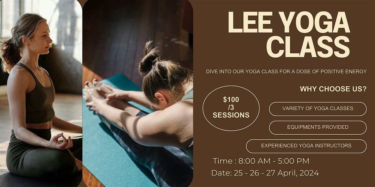 Professional Yoga course with Lee