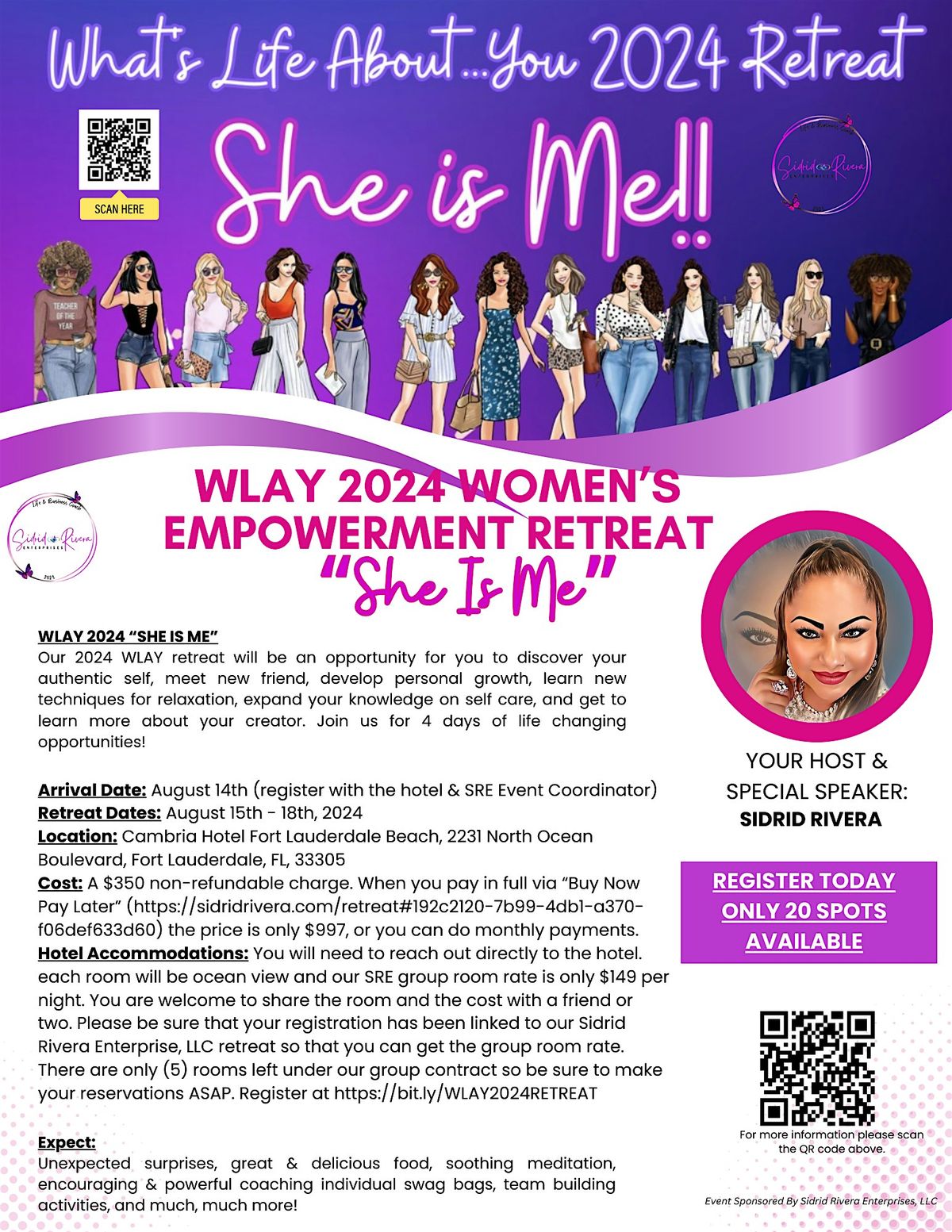 "She Is Me" Women\u2019s Empowerment Retreat