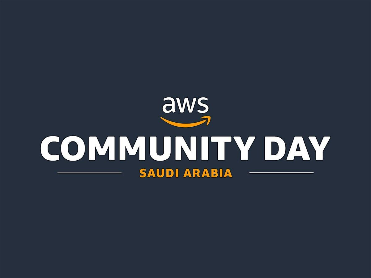 AWS Community Day Saudi Arabia Sep 2024