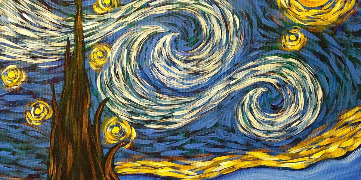 Simply A Starry Night - Paint and Sip by Classpop!\u2122