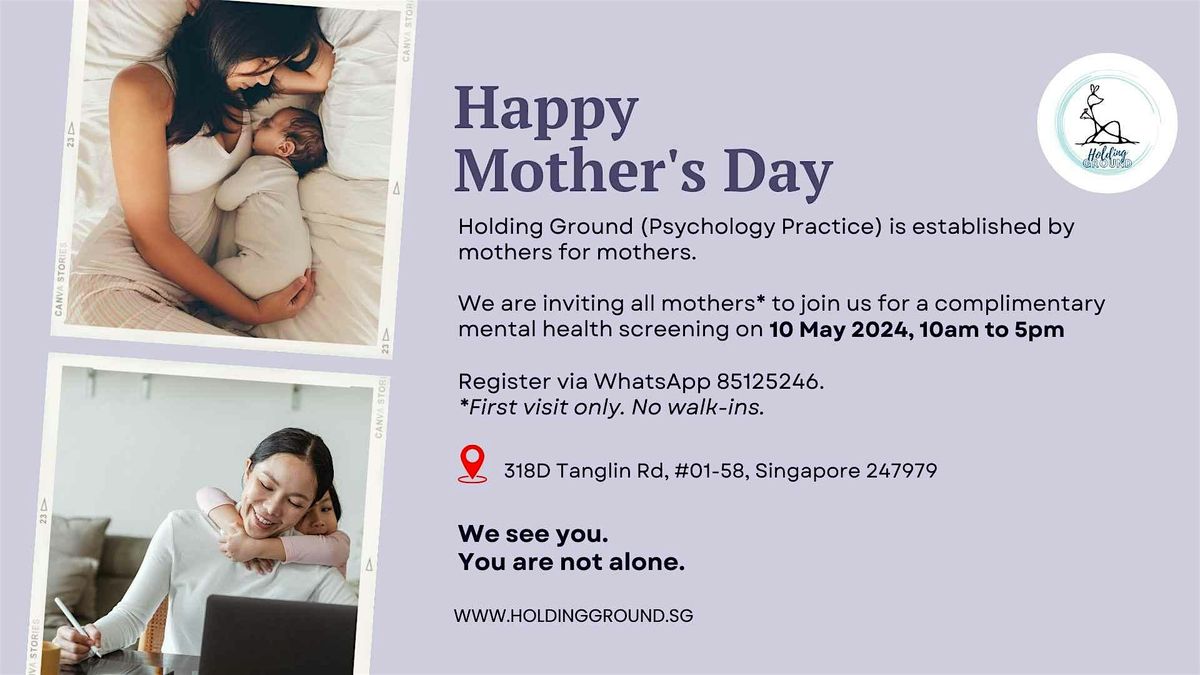 Empowering Mothers: Complimentary Mental Health Screening for Mothers