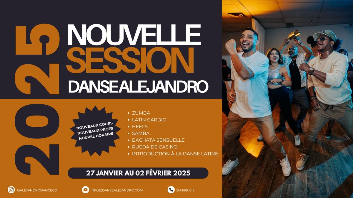 Nouvelle session chez Danse Alejandro