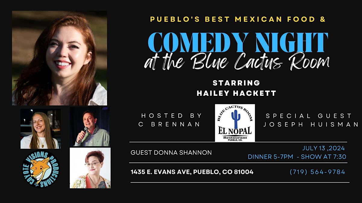 Comedy Night at the Blue Cactus Room July 2024