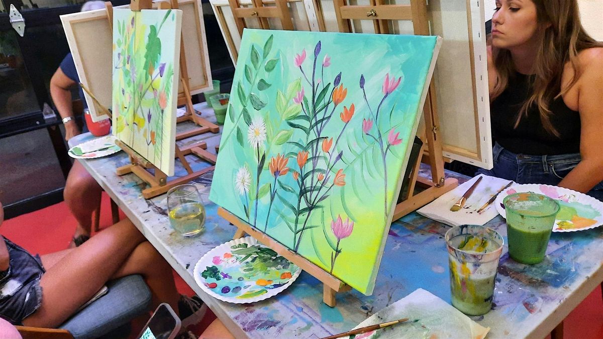 Spring Floral Paint & Sip at The Peach