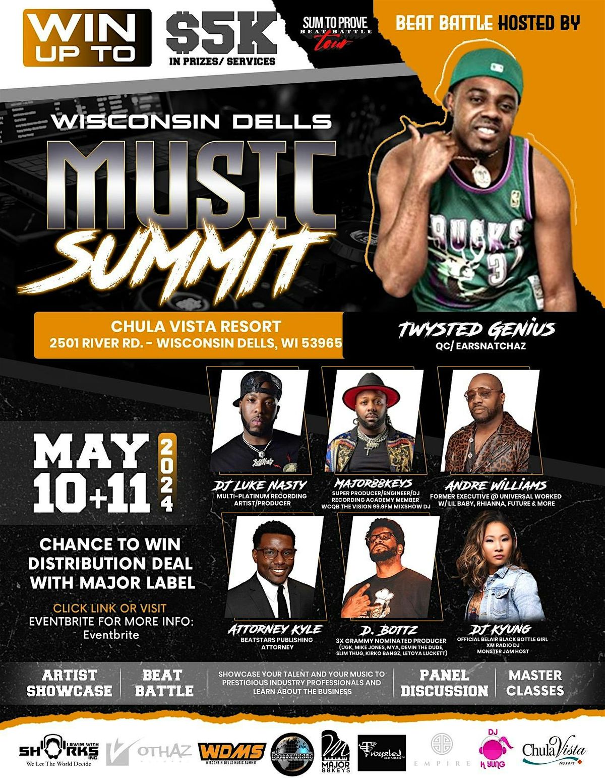 The Wisconsin Dells Music Summit - Panel \/ Beat Battle \/ Artist Showcase
