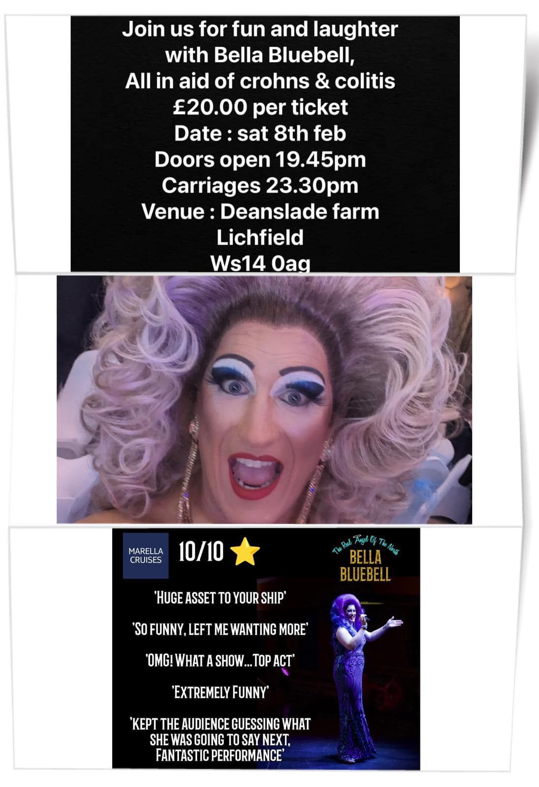 Bella bluebell drag show 